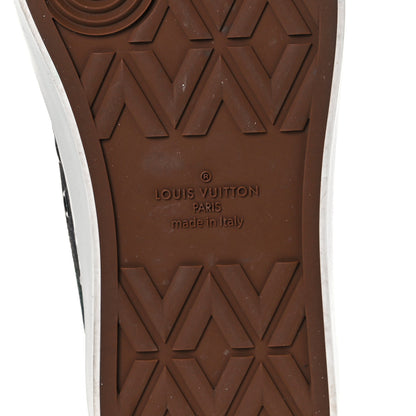 Louis Vuitton Canvas LV Forever Mens Tattoo Sneaker Boots 10 Black 6 of 8