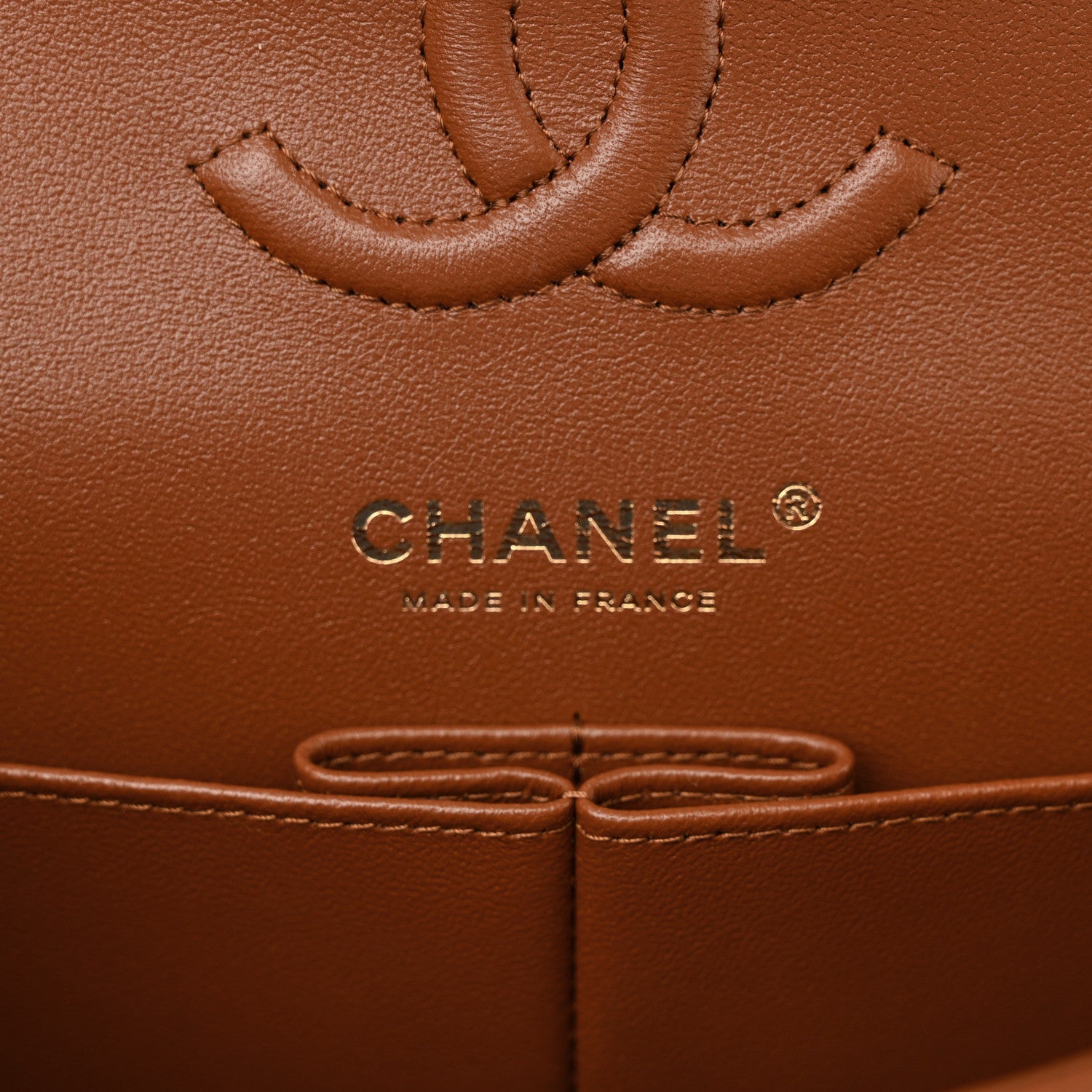 Chanel Caviar Quilted Small Double Flap Light Brown 6 of 10