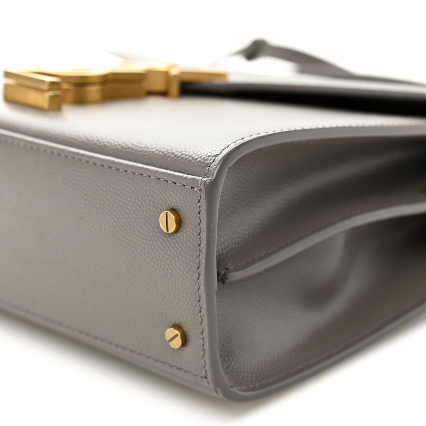 Grain de Poudre Mini Classic Monogram Cassandra Top Handle Pebble