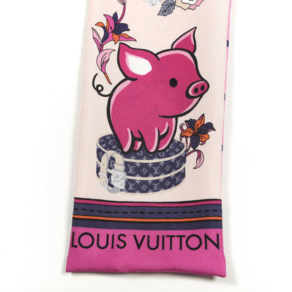 Louis Vuitton Silk Monogram Superstition Bandeau Rose 4 of 5