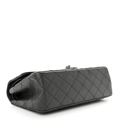 Chanel Metallic Sheepskin Quilted 2.55 Reissue 225 Flap Charcoal 4 of 11