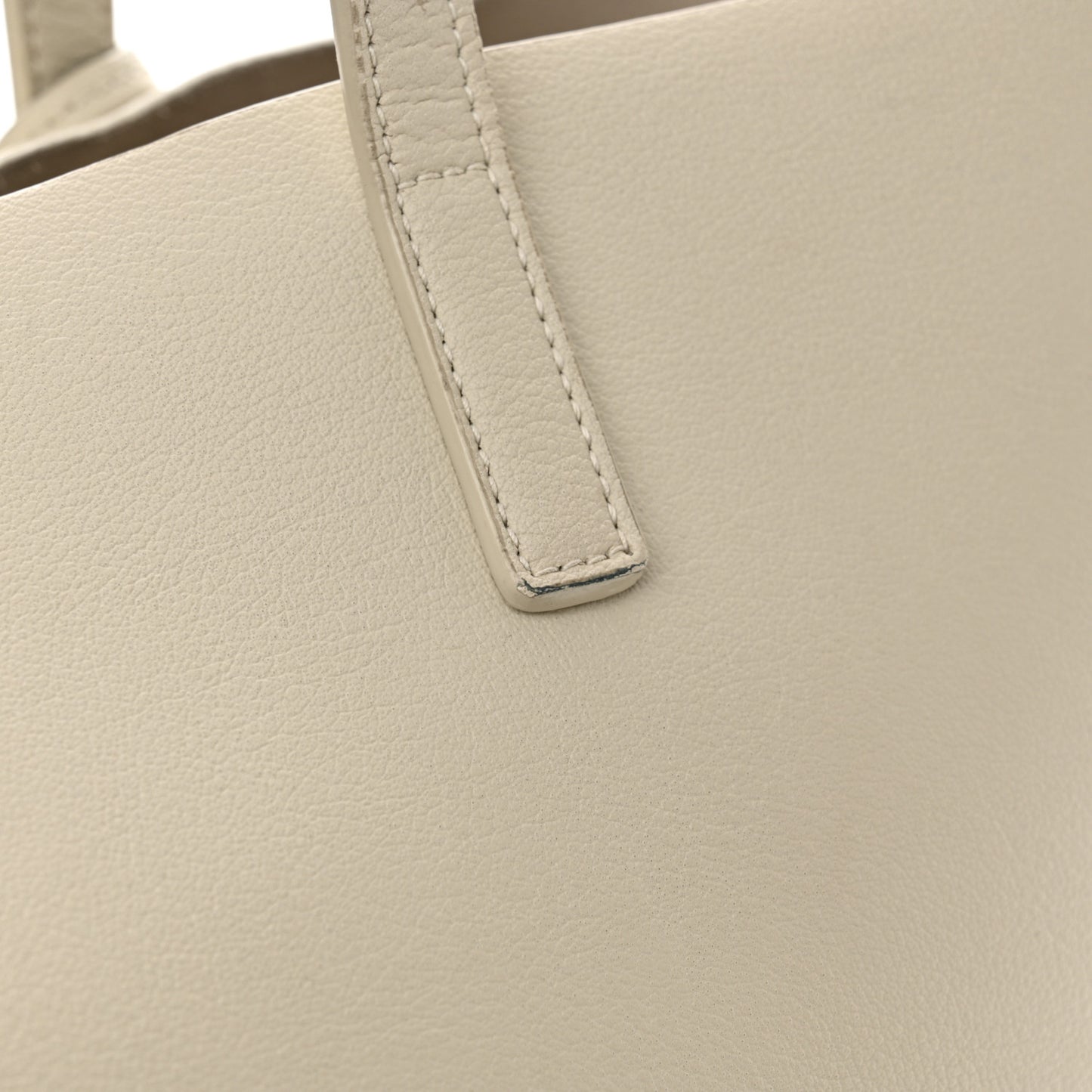 Calfskin Large Shopping Tote Porcellana