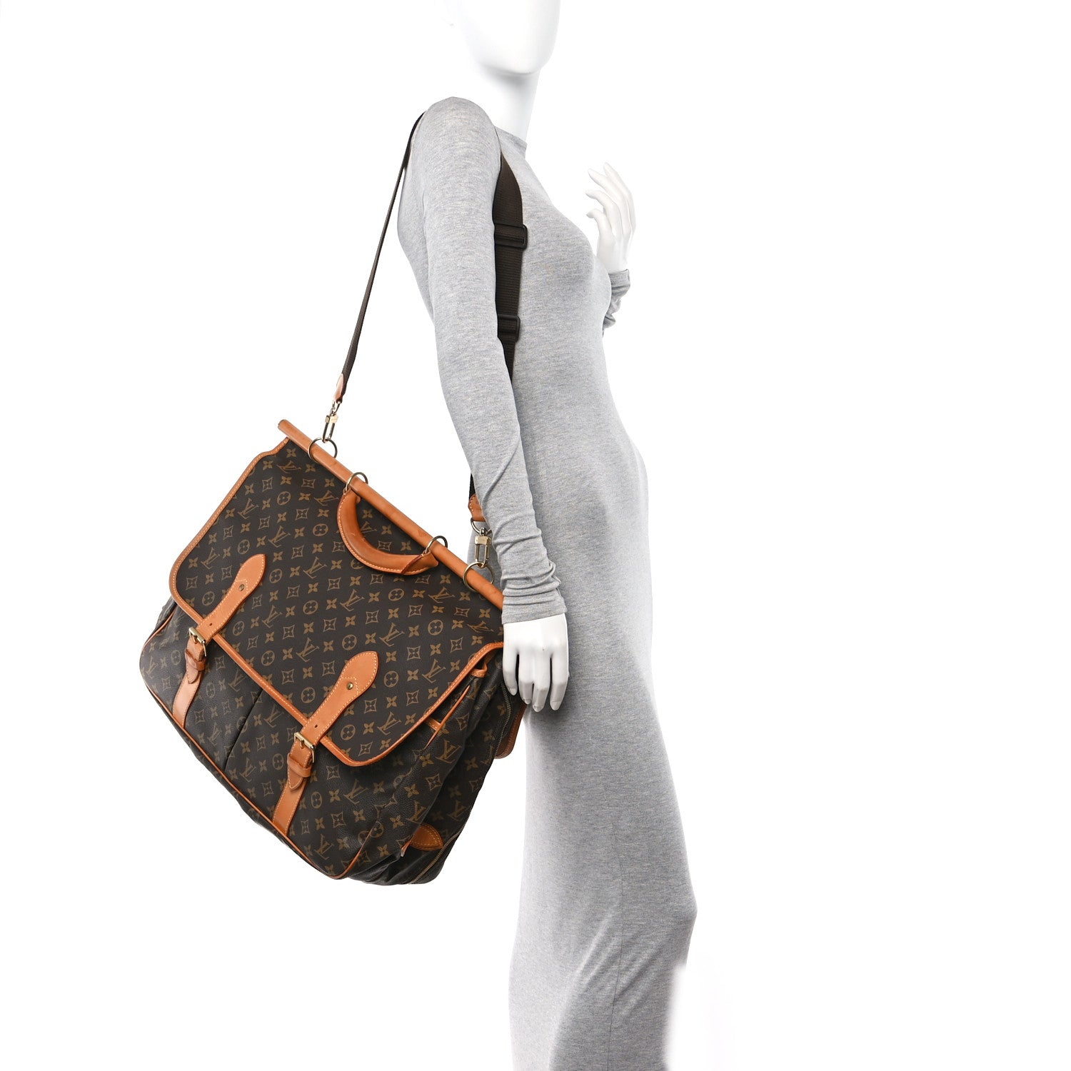 Louis Vuitton Monogram Sac Chasse Hunting Bag 2 of 17