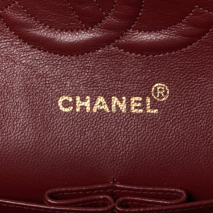 Chanel Lambskin Quilted Medium Double Flap Black 7 of 9