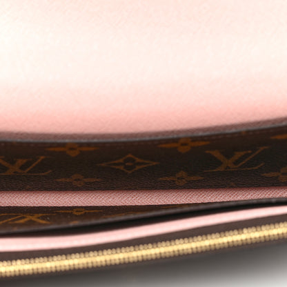 Louis Vuitton Monogram Emilie Wallet Rose Ballerine 5 of 6