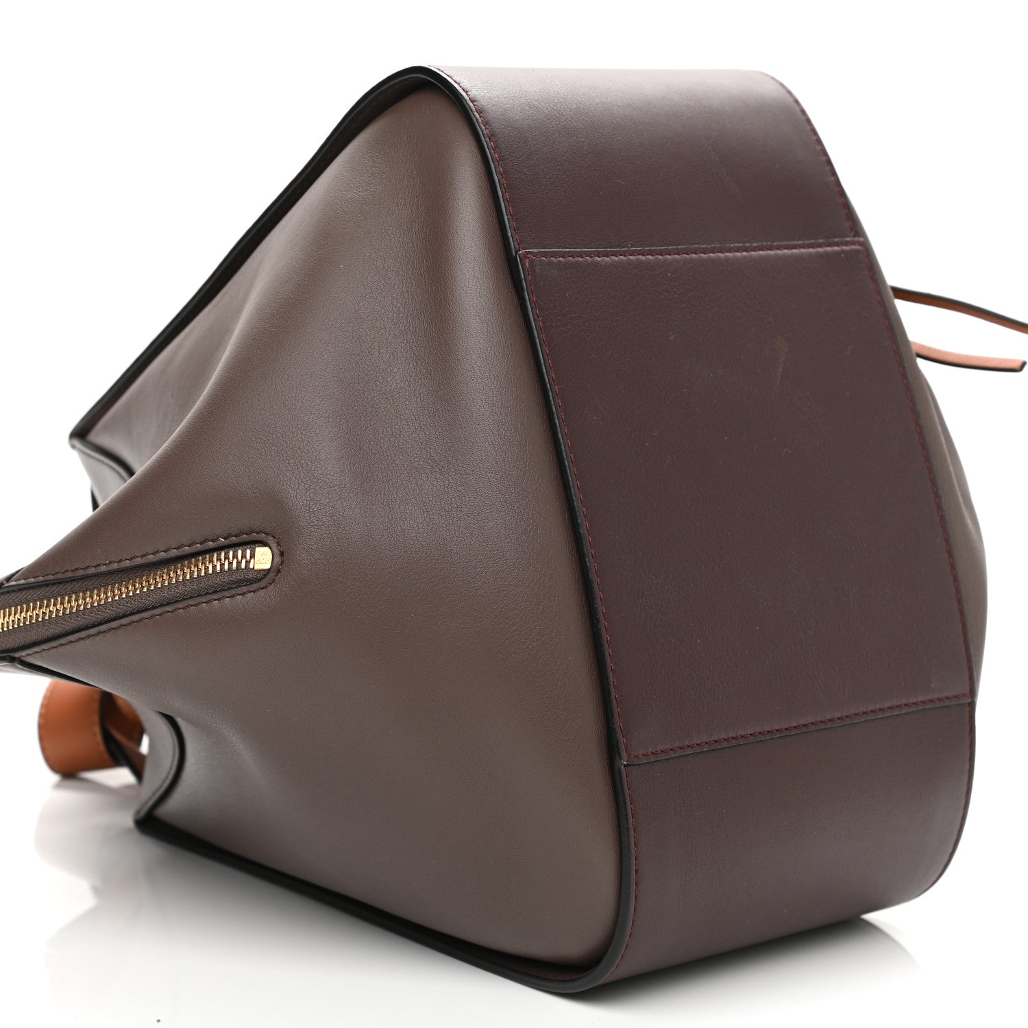 Loewe Calfskin Small Hammock Shoulder Bag Oxblood Tan 9 of 11