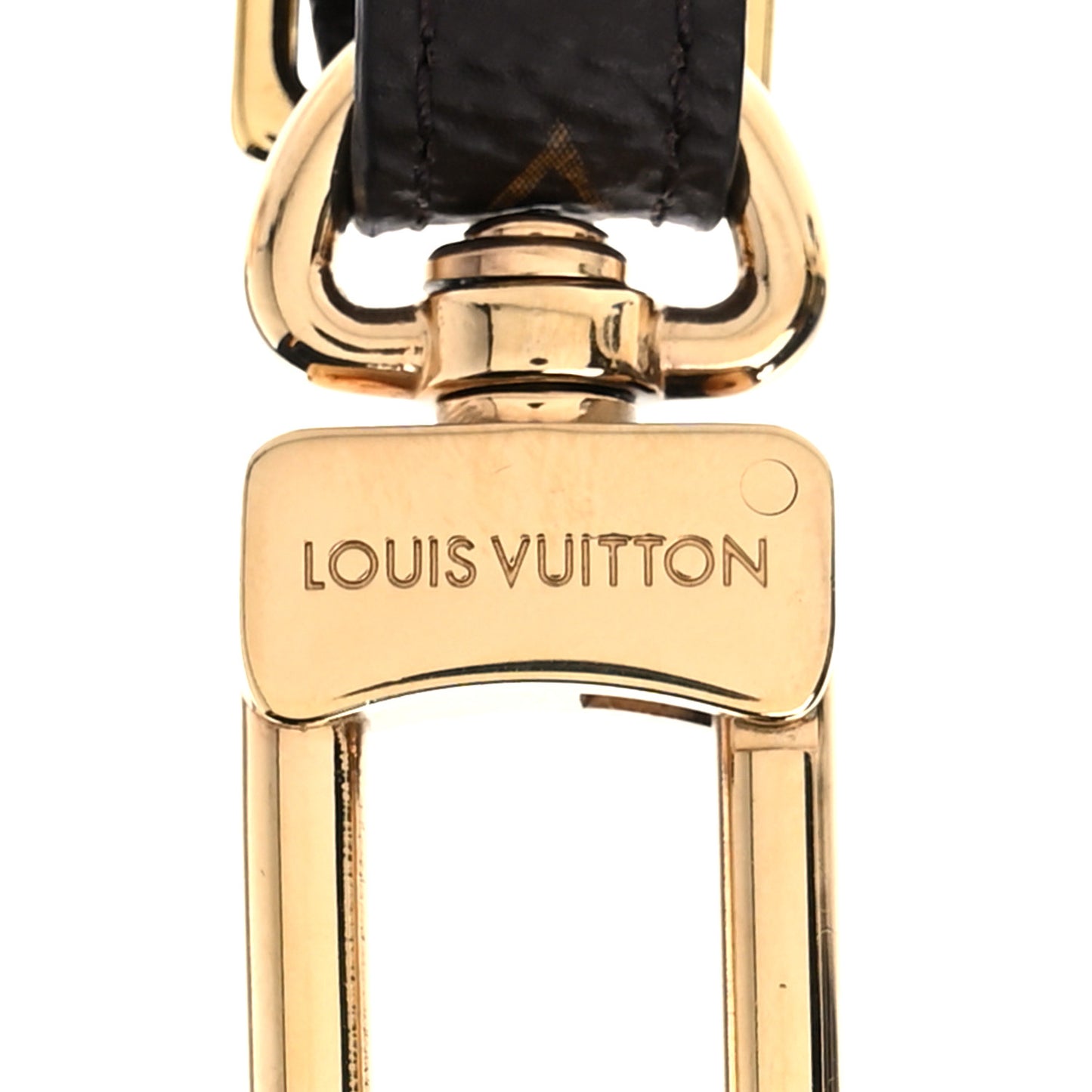 X FORNASETTI Calfskin Architettura Luggage Tag Bag Charm Key Holder Black White