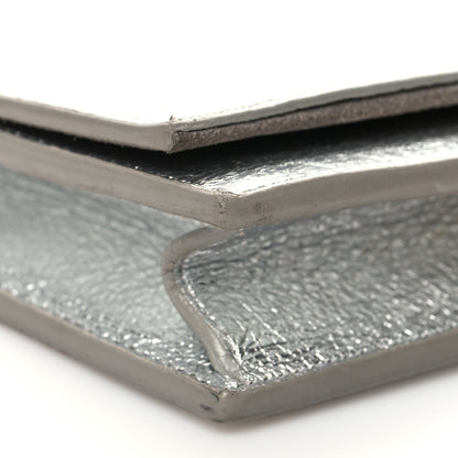 Saint Laurent Metallic Calfskin Kate Monogram Tassel Chain Wallet Silver 9 of 12