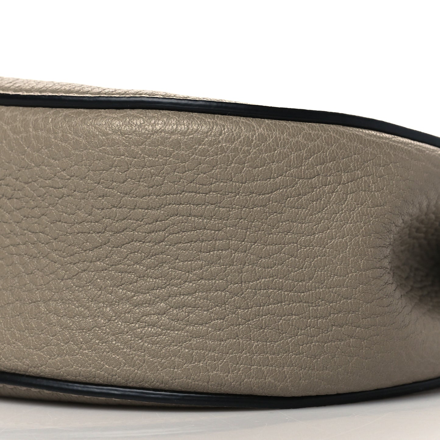 Grained Lambskin Mini Drew Shoulder Bag Motty Grey