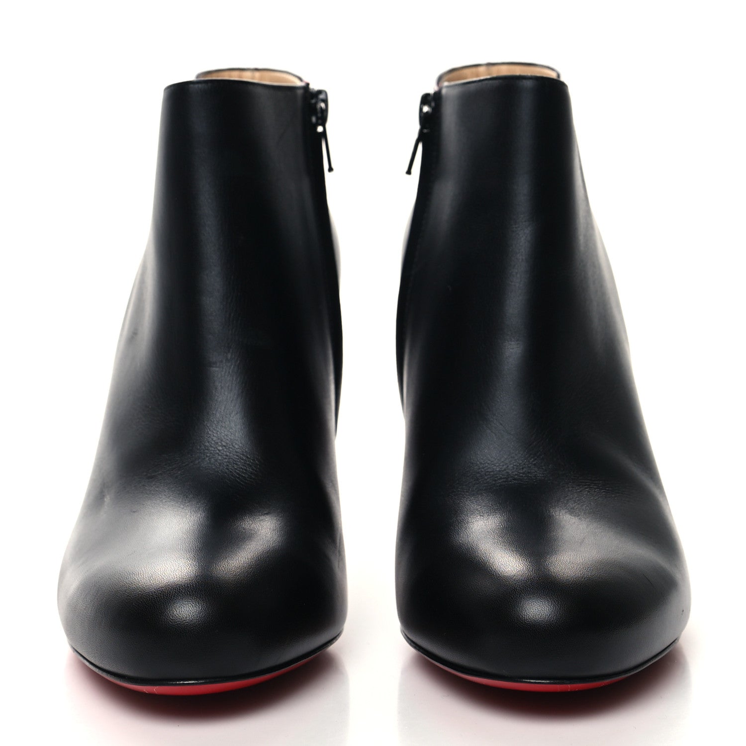 Christian Louboutin Calfskin Belle 85 Ankle Boots 40 Black 2 of 7