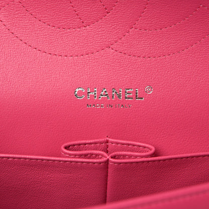 Chanel Lambskin Quilted Jumbo Double Flap Fuchsia 7 of 10