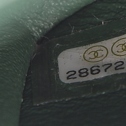 Chanel Lambskin Quilted Mini Square Flap Green 7 of 9