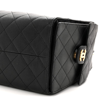 Chanel Caviar Quilted Medium Chanel 25 Handbag Black 10 of 10