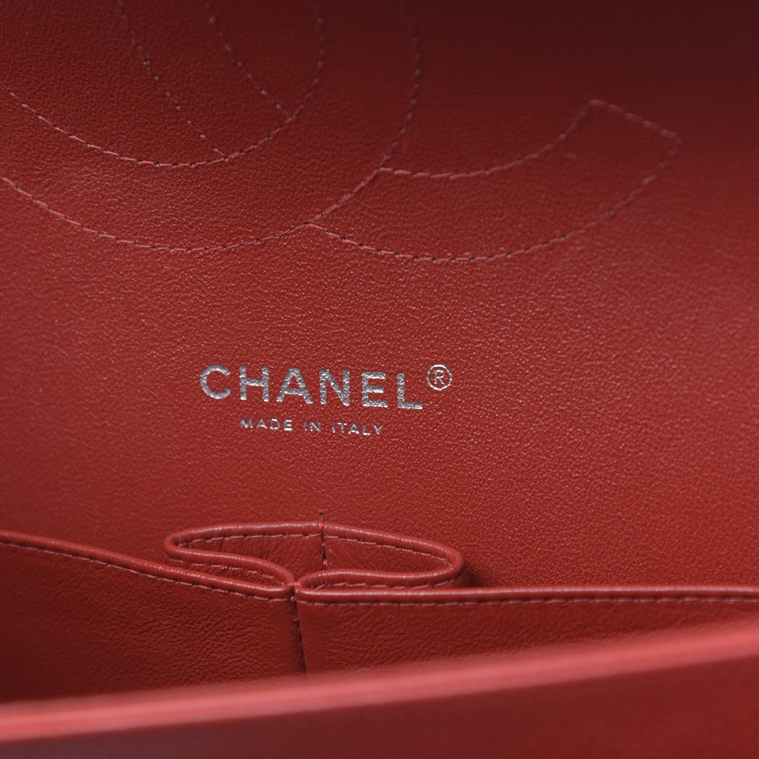 Chanel Caviar Quilted Jumbo Double Flap Red 6 of 11