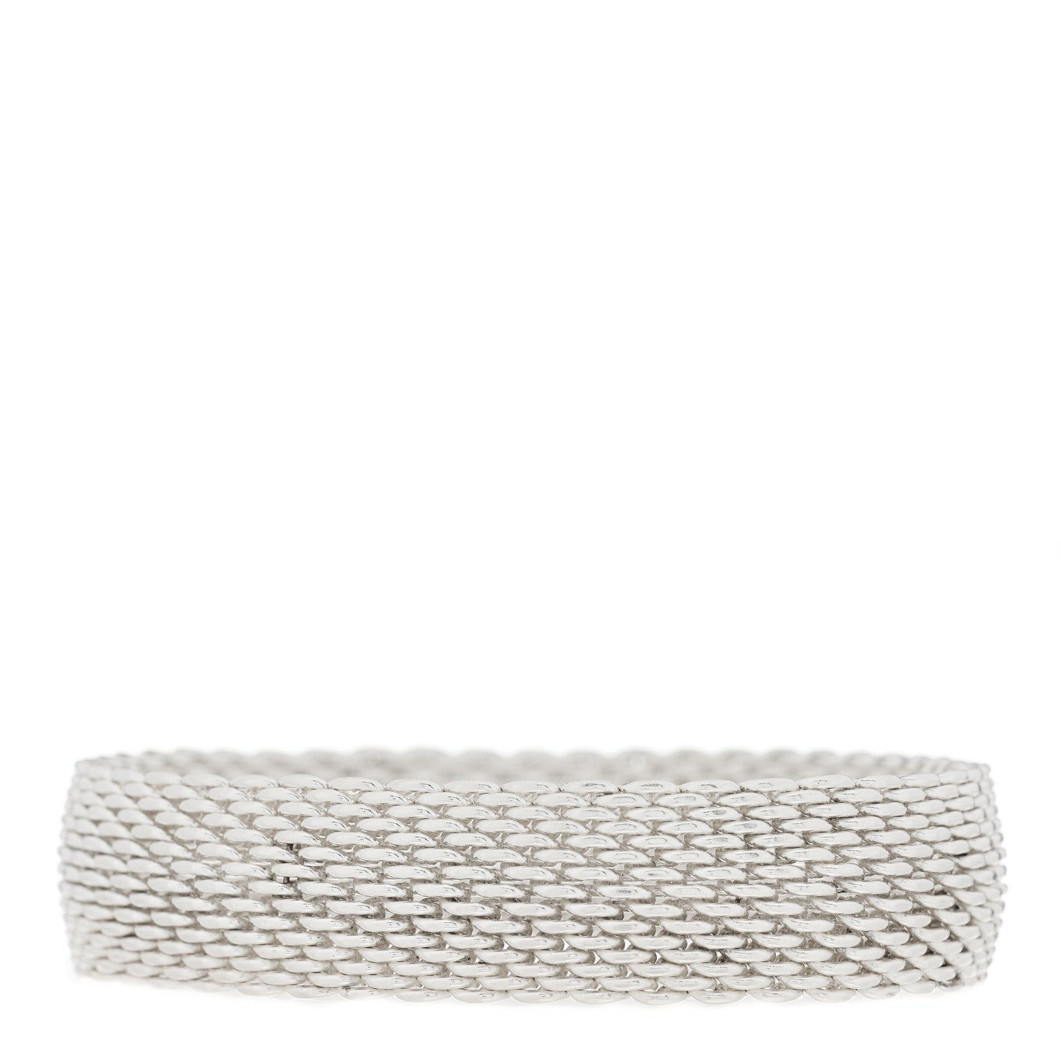 Tiffany Sterling Silver Somerset Mesh Bracelet 1 of 3