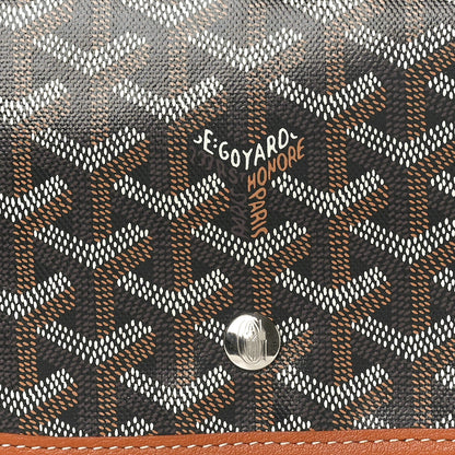 Goyard Goyardine Plumet Wallet Clutch Black Gold 7 of 9