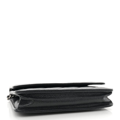 Chanel Caviar Quilted Wallet on Chain WOC Black 4 of 12