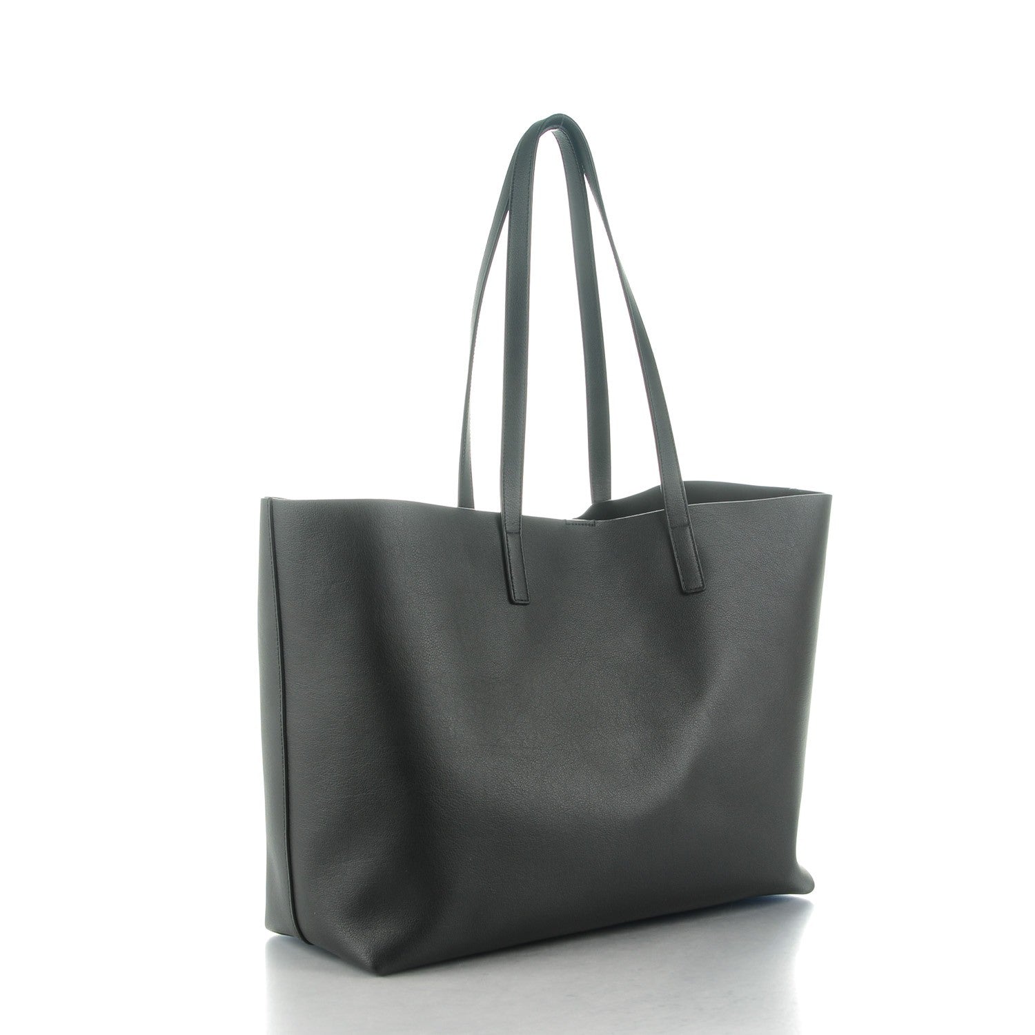 Saint Laurent Calfskin Large Shopping Tote Black 3 of 9