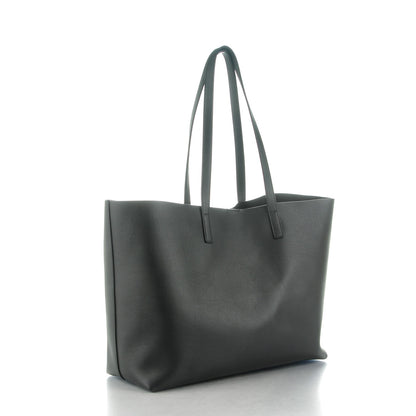 Saint Laurent Calfskin Large Shopping Tote Black 3 of 9