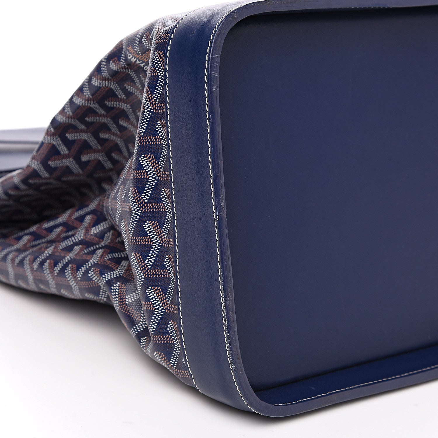 Goyard Goyardine Steamer Bag Navy 6 of 12