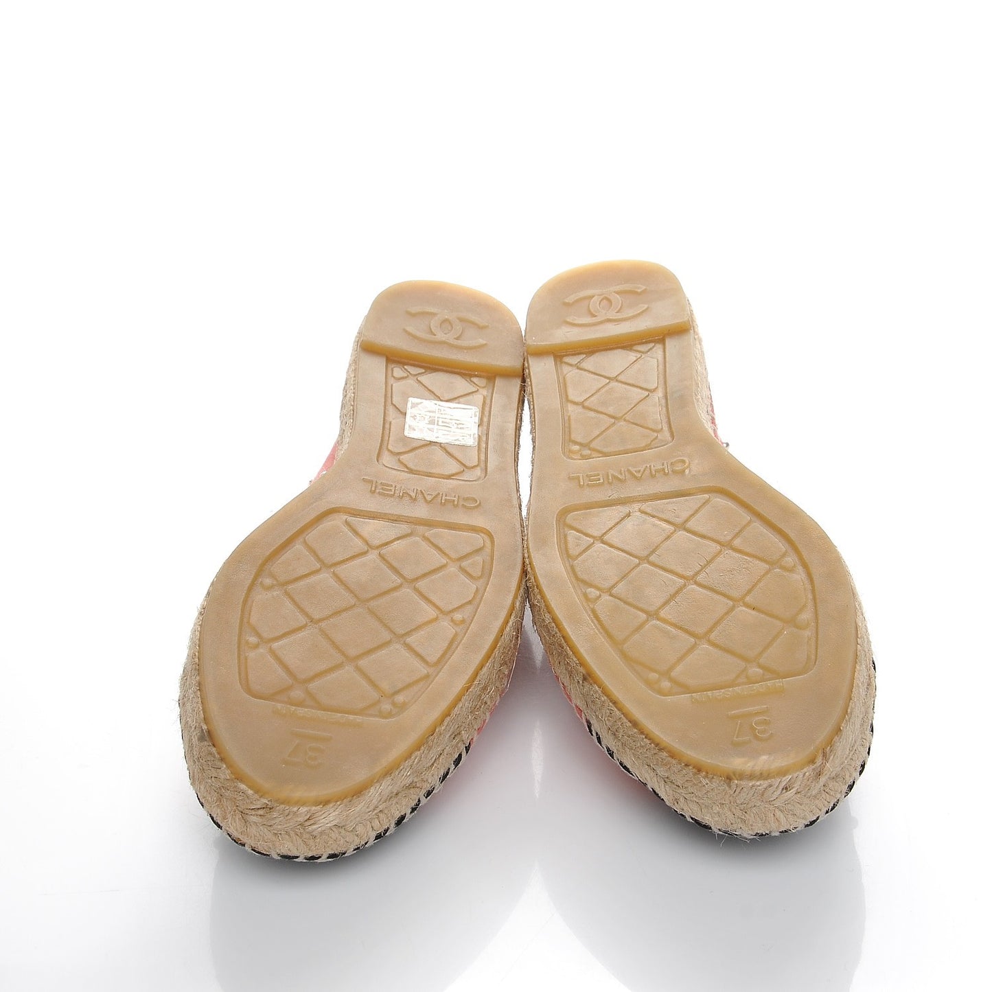 Suede Pearl CC Espadrilles 37 Pink