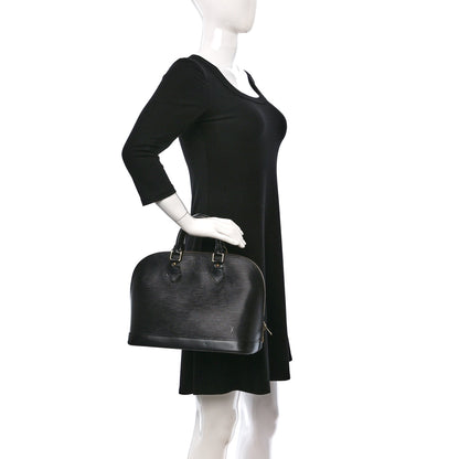 Louis Vuitton Epi Alma PM Black 2 of 10