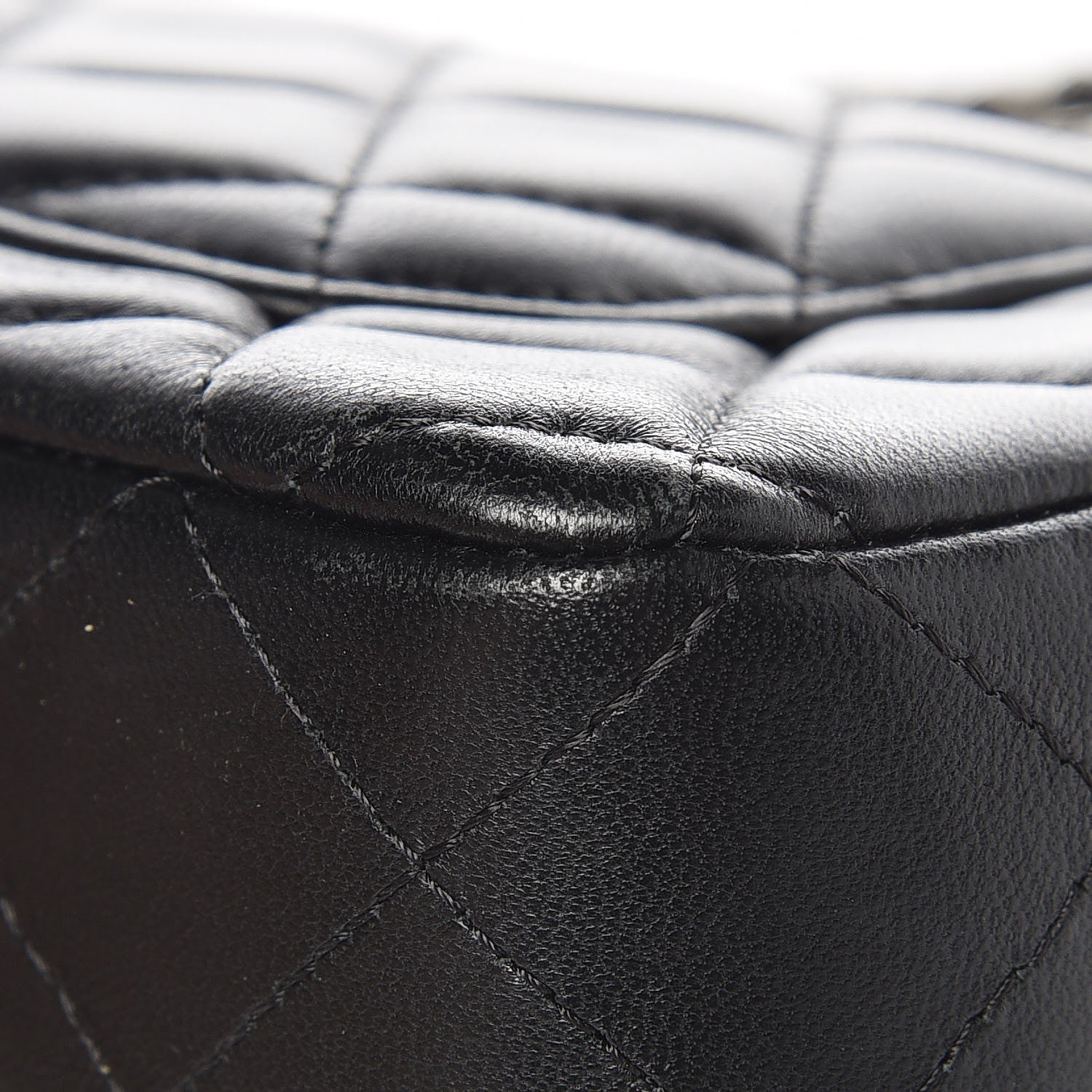 Chanel Lambskin Quilted Mini Rectangular Flap Black 10 of 13