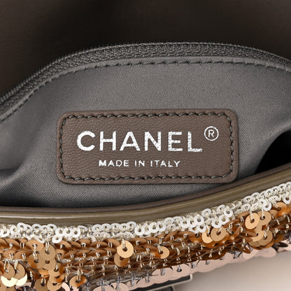 Chanel Sequin Striped Medium Reissue Flap Multicolor 6 of 10