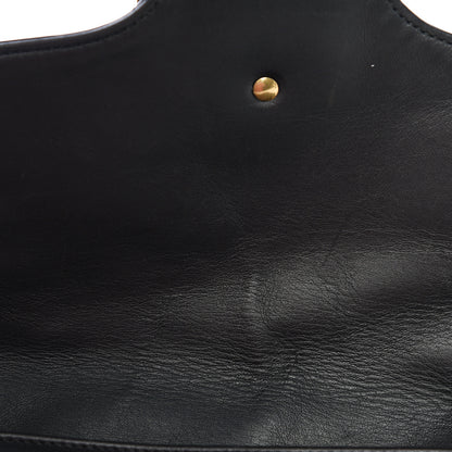 Gucci Calfskin Matelasse Medium GG Marmont Shoulder Bag Black 7 of 10