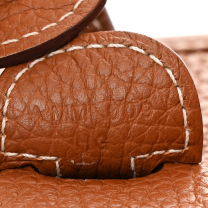 Hermes Taurillon Clemence EVELYNE III PM Gold 7 of 12