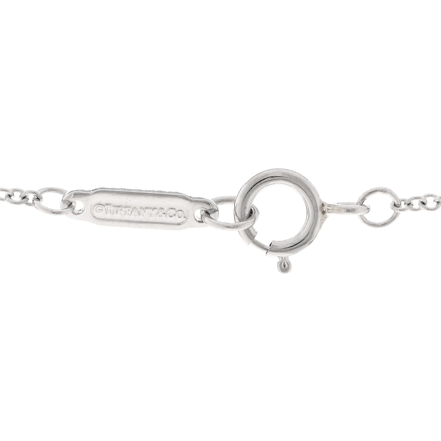 Tiffany Platinum Diamond Arrow Pendant Necklace 4 of 5