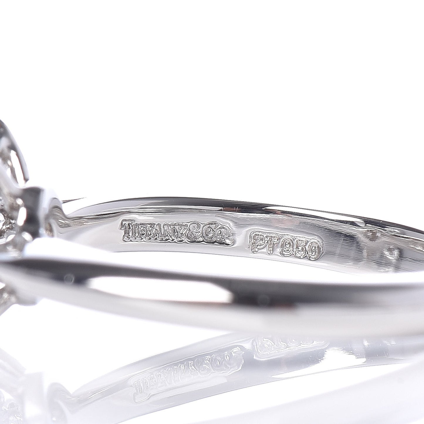 Platinum Diamond Flower Ring 48 4.5
