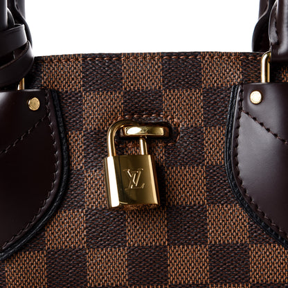 Louis Vuitton Cuir Taurillon Damier Ebene Normandy Black 9 of 10