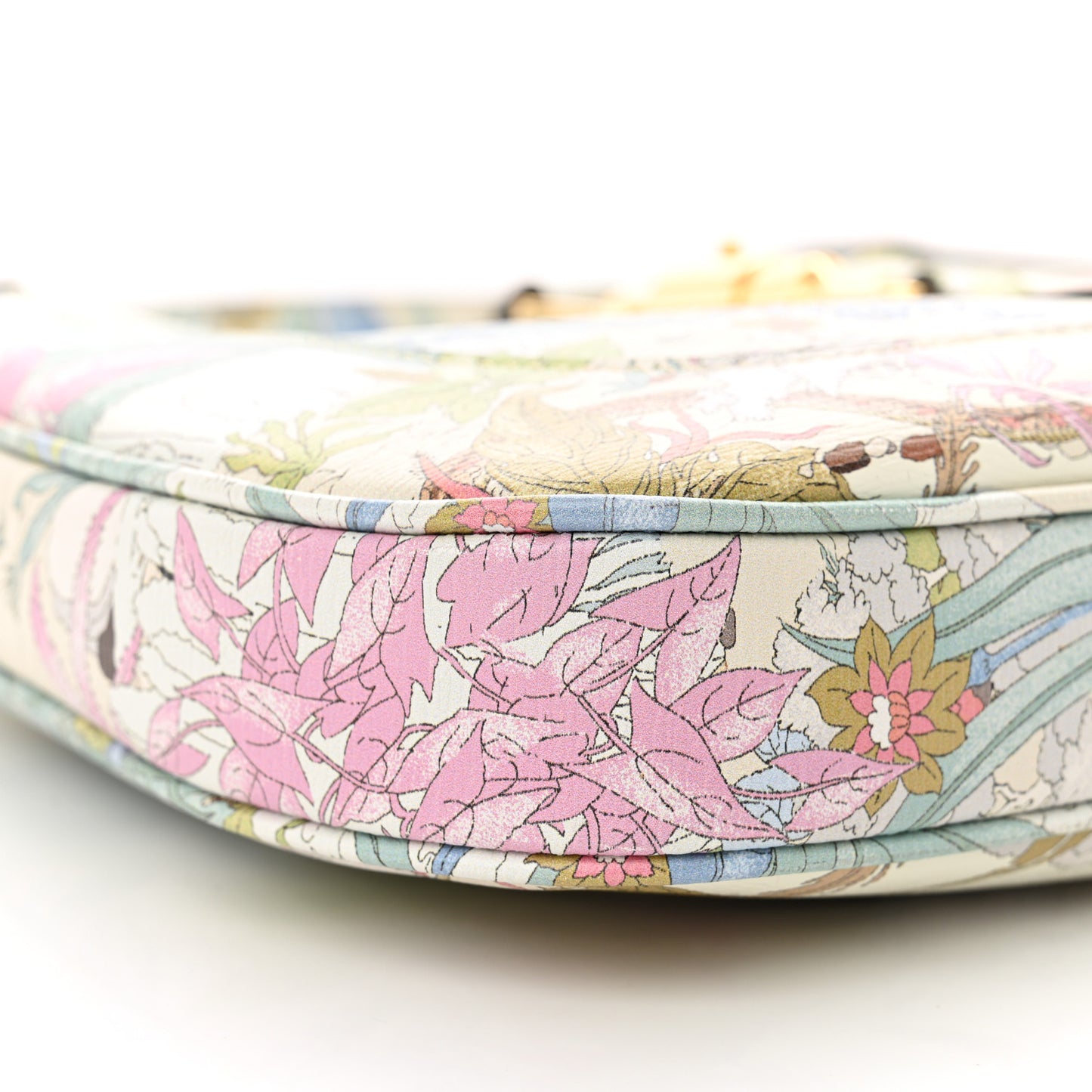 New Shangai Calfskin Tiger Savanah Small Jackie 1961 Hobo Chalky White Multicolor