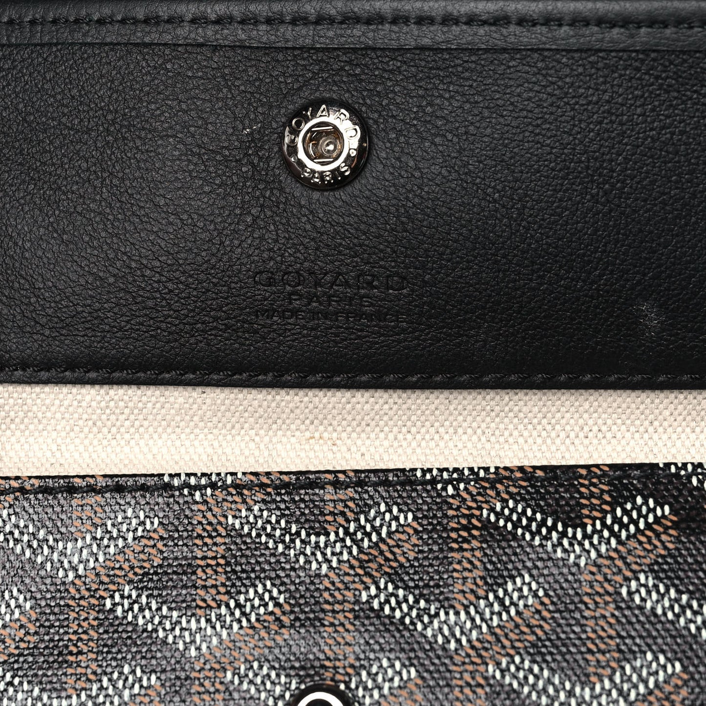 Goyardine Reversible Anjou GM Black