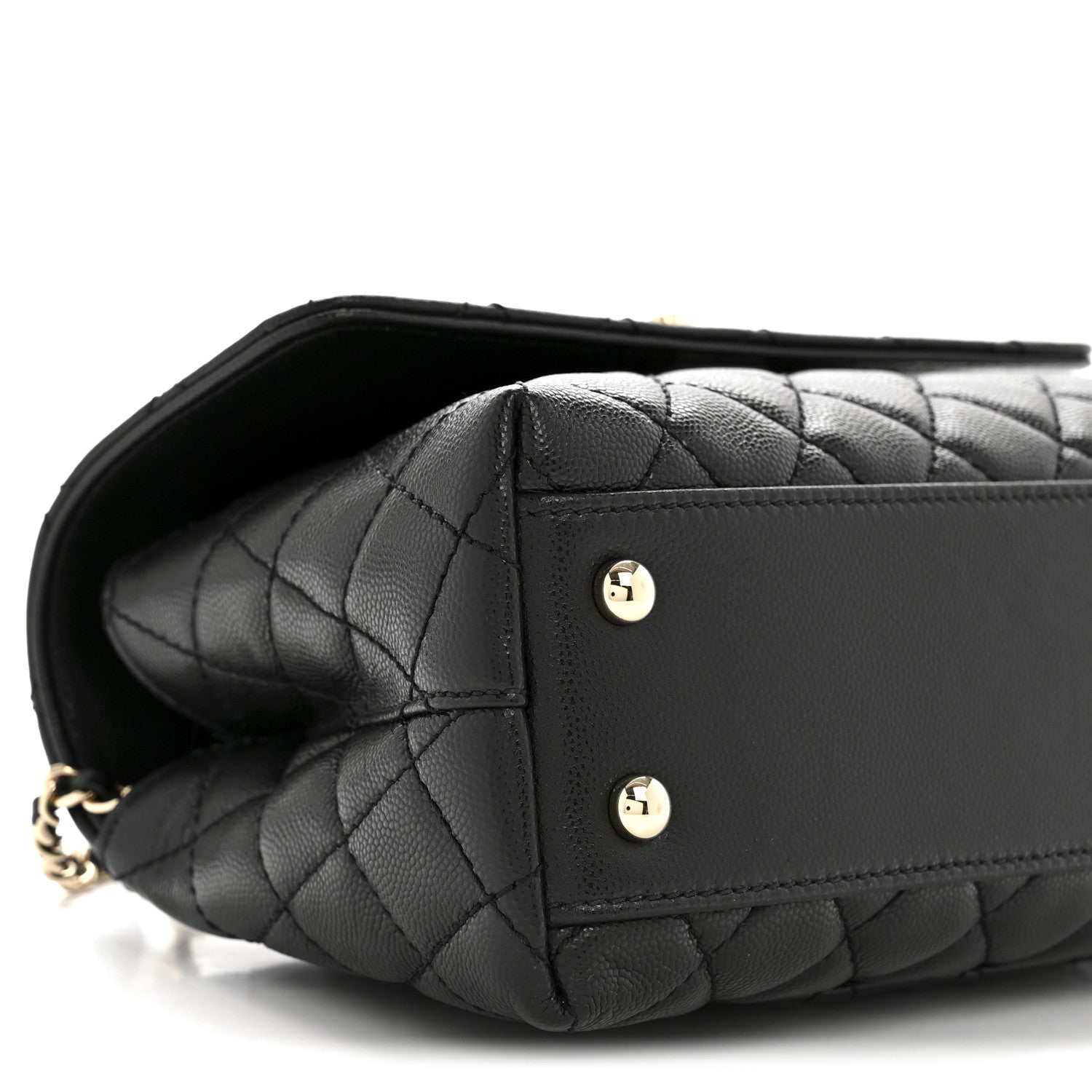 Chanel Caviar Quilted Mini Coco Handle Flap Black 9 of 10