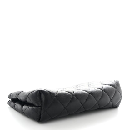 Chanel Lambskin Quilted Small Pouch Black 4 of 10