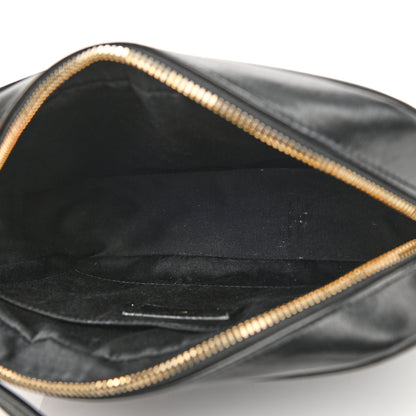 Saint Laurent Calfskin Matelasse Monogram Lou Camera Bag Black 5 of 10