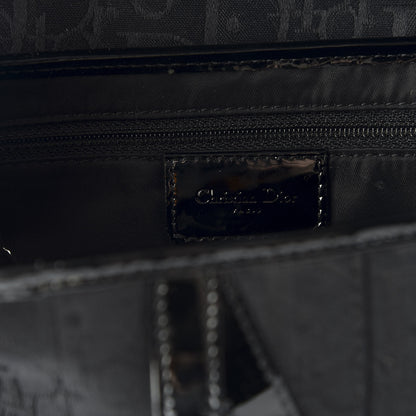 Christian Dior Monogram Saddle Bag Black 7 of 9