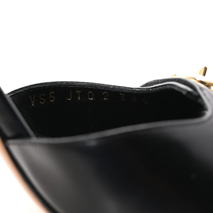 Valentino Garavani Calfskin VLogo 105mm Locker Sandals 36.5 Black 9 of 9