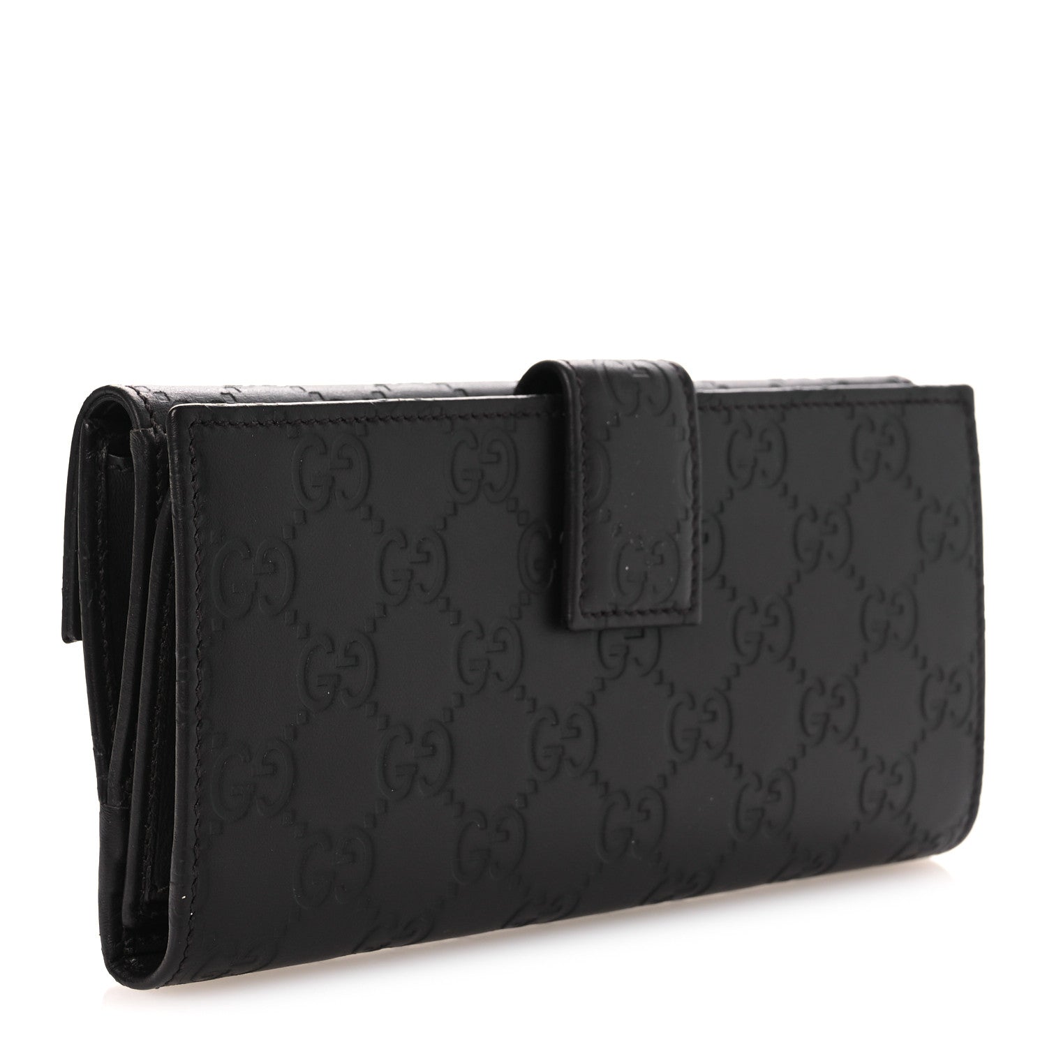 Gucci Guccissima Eclipse Continental Flap Wallet Dark Brown 3 of 10