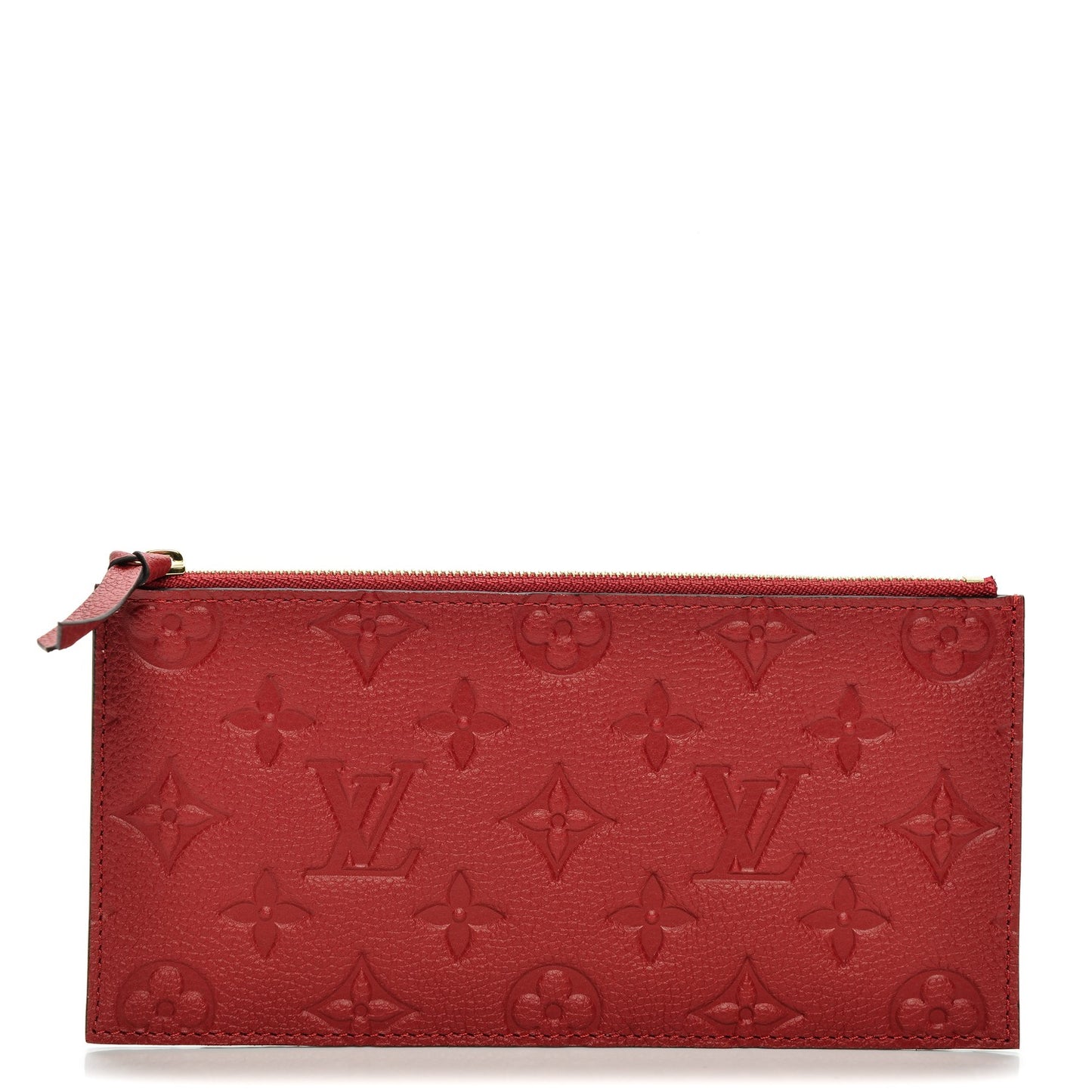 Empreinte Felicie Chain Wallet Zippered Insert Cherry