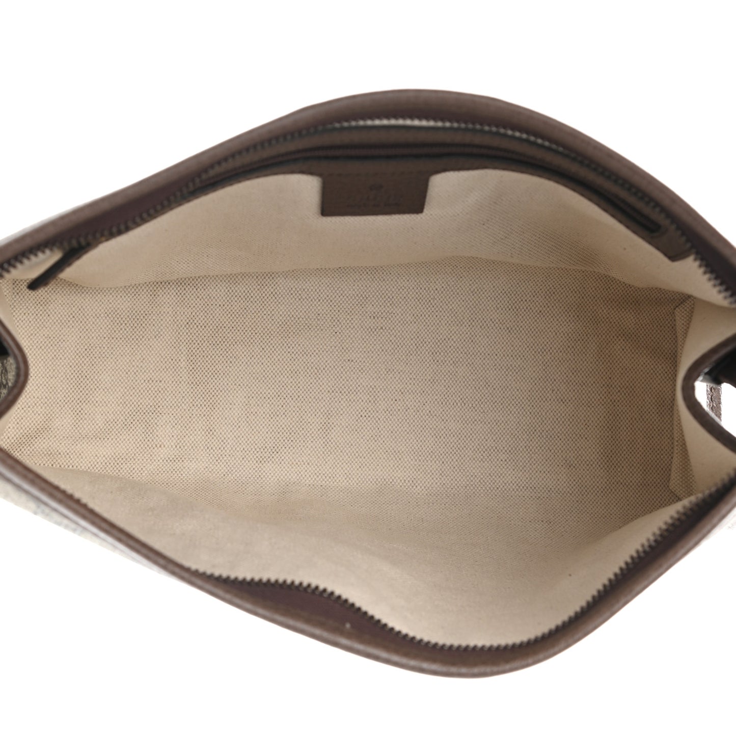 GG Supreme Monogram Web Ophidia GG Toiletry Case Beige New Acero