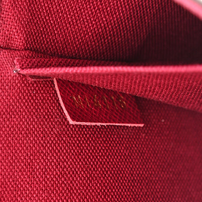 Louis Vuitton Monogram Pochette Felicie Chain Wallet Fuchsia 10 of 14