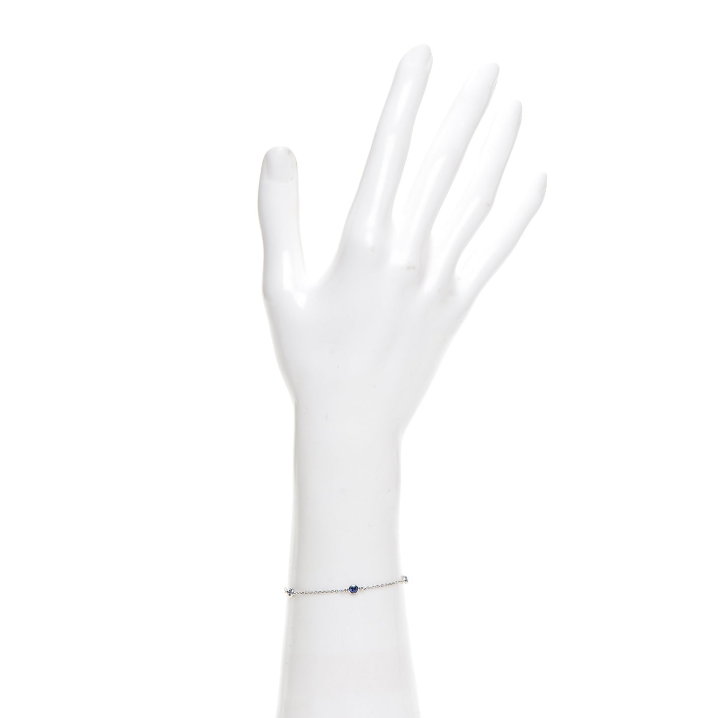 Platinum Blue Sapphire Elsa Peretti Color By The Yard Bracelet