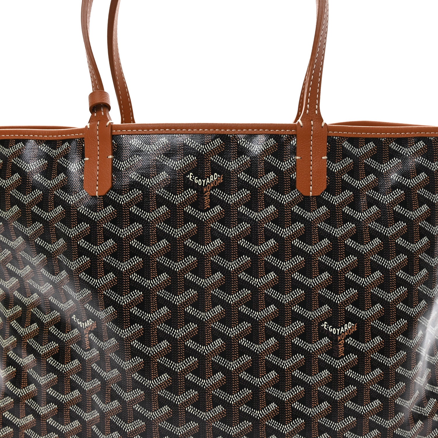 Goyard Goyardine Saint Louis PM Black Gold 9 of 11