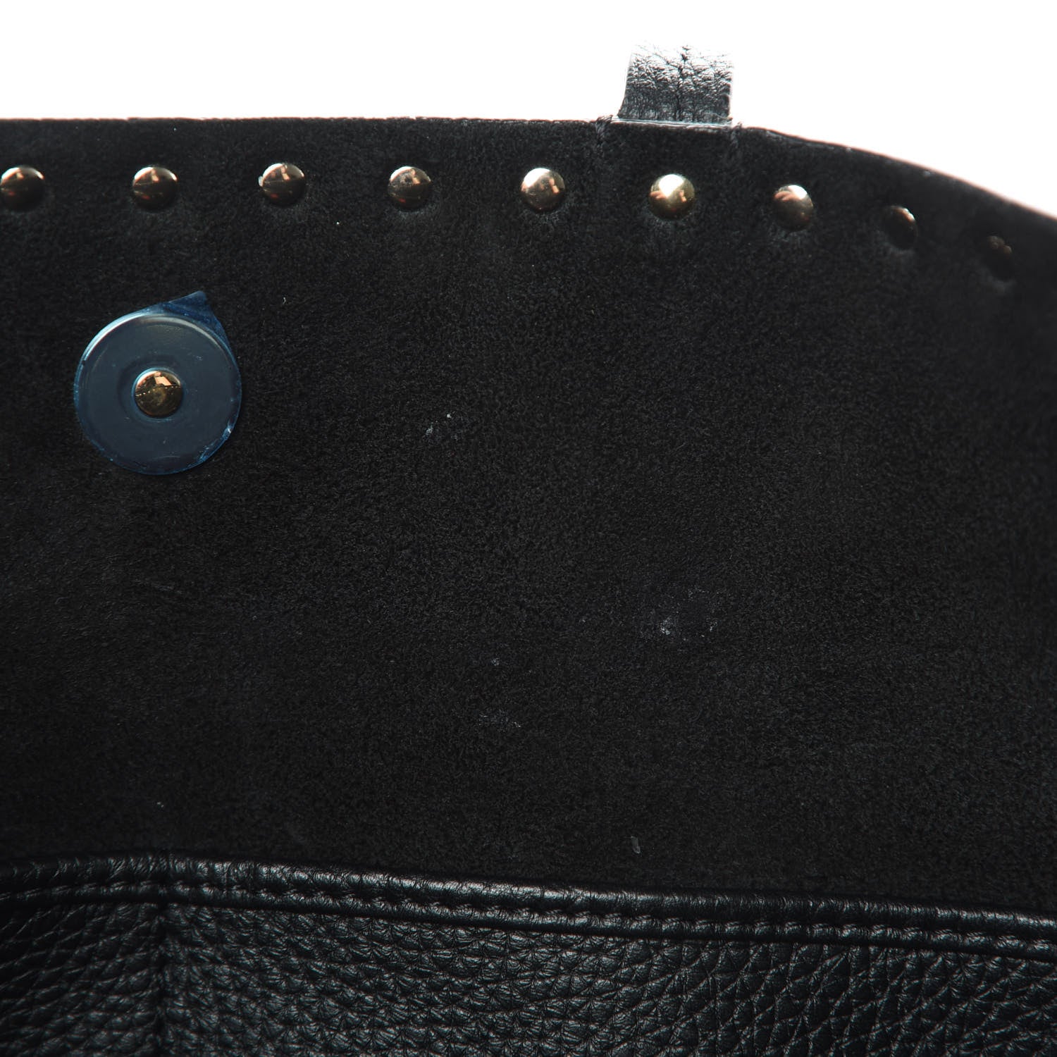 Valentino Garavani Grained Calfskin Small Rockstud Shoulder Tote Black 11 of 12