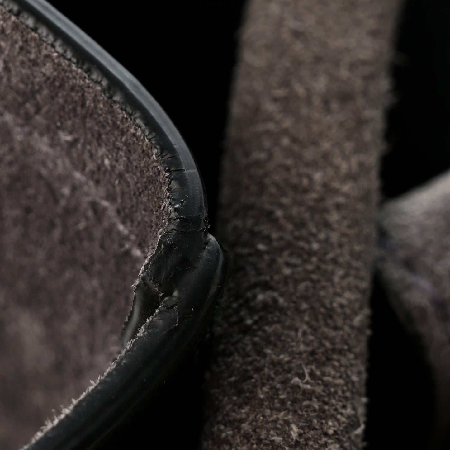 Scamosciato Suede Medium Double Bag Tote Grigio