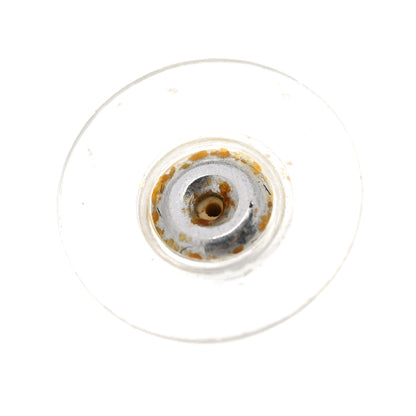 Chanel Metal Crystal Glitter Enamel CC Earrings Silver 9 of 10
