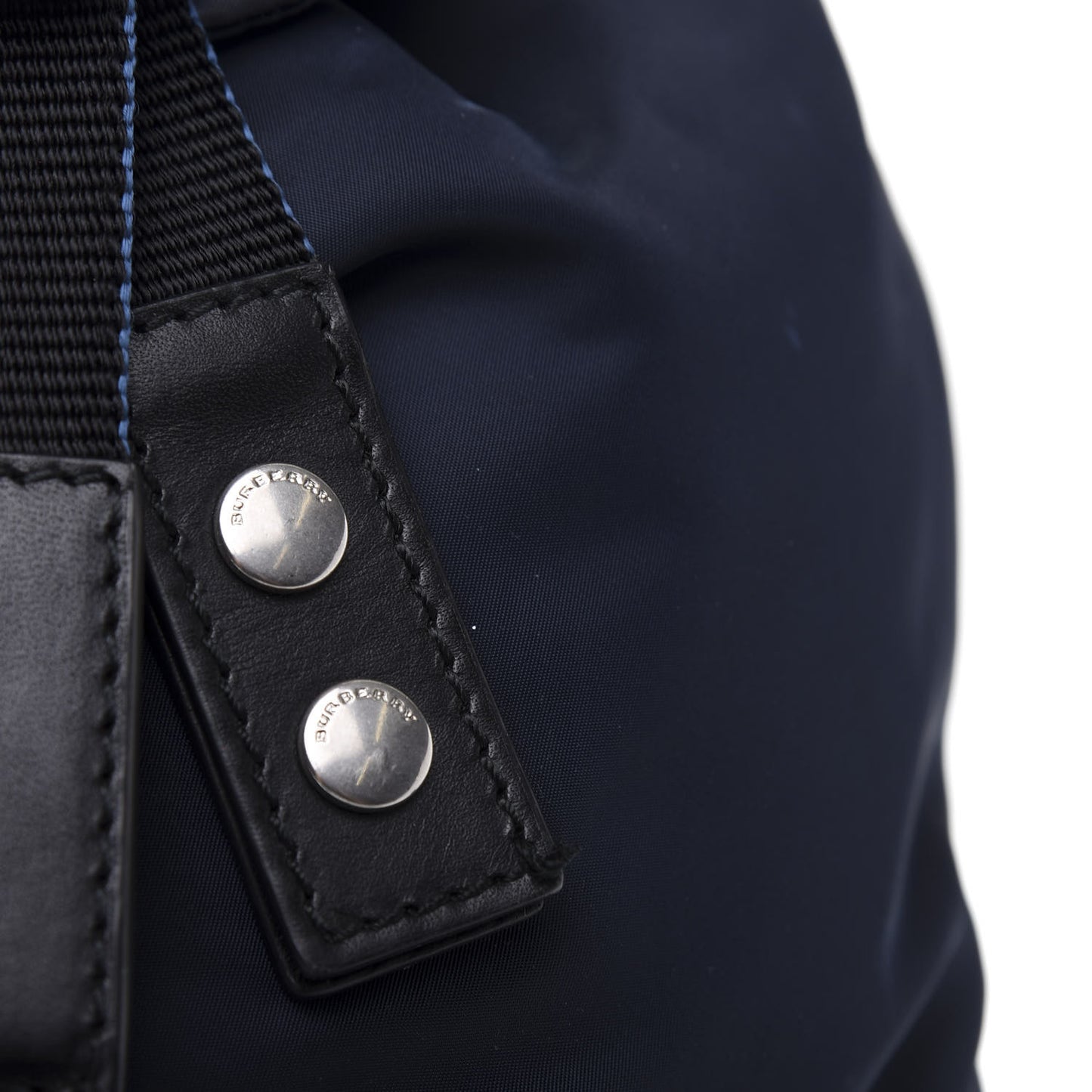 Nylon Puffer Medium Rucksack Backpack Blue